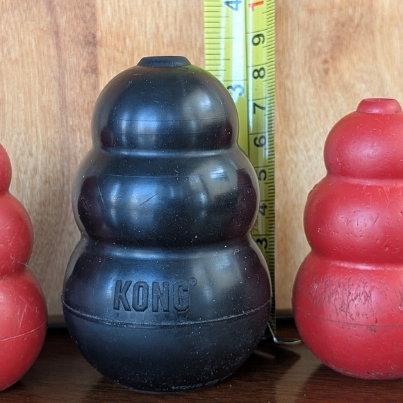 Kong Trio Dog Toy Set - Red and Black - Picture 3 of 4